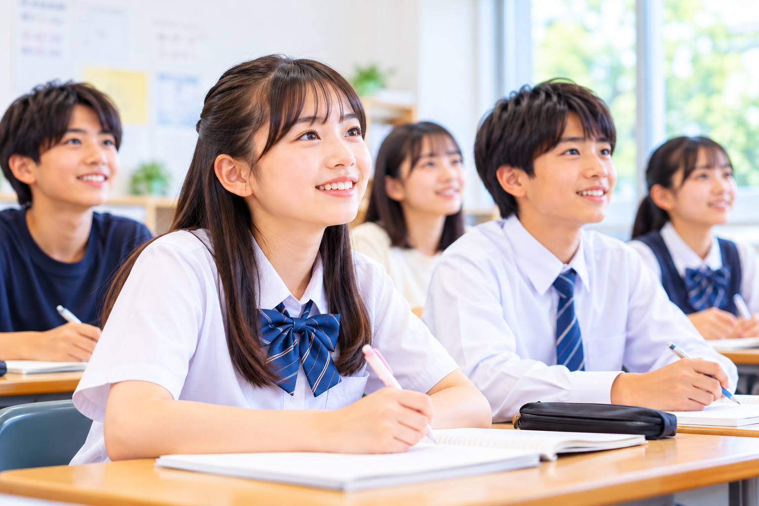 集団クラスの学習風景