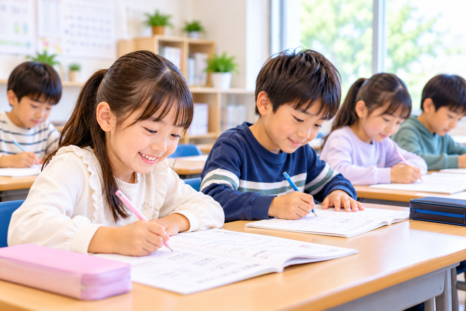 キッズくらぶの学習風景