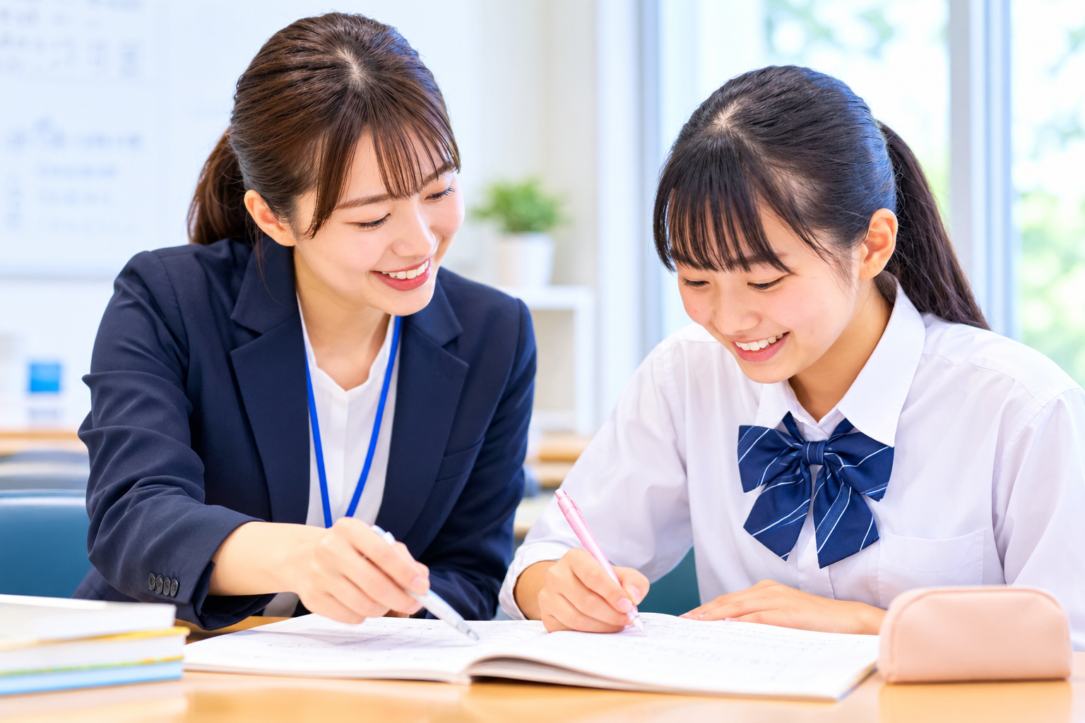 個別指導の学習風景